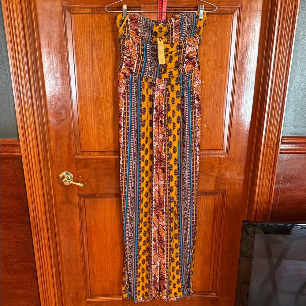 Floral Print Maxi Dress - Multicolor